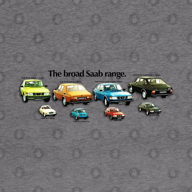 SAAB RANGE - 1970s brochure by Throwback Motors